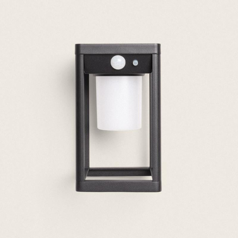 Devharo solar wandlamp aluminium detail