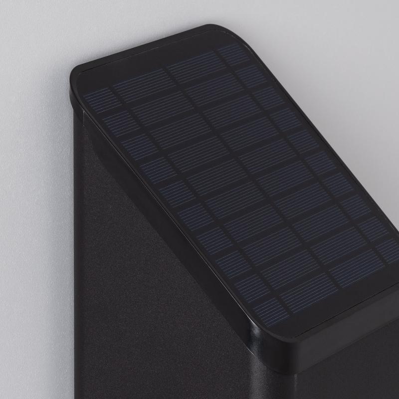 Namibaro solar wandlamp zijaanzicht