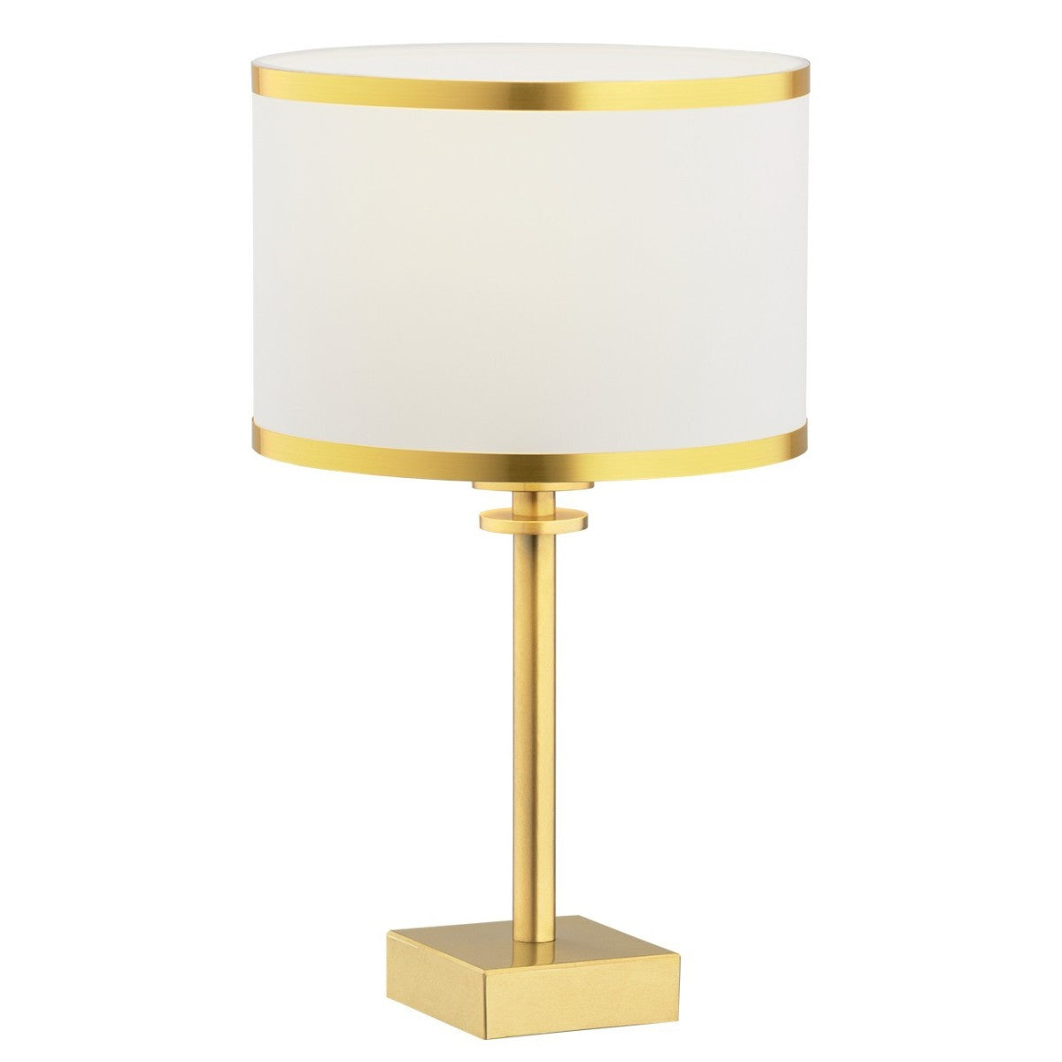 Abbano tafellamp Crème-goud