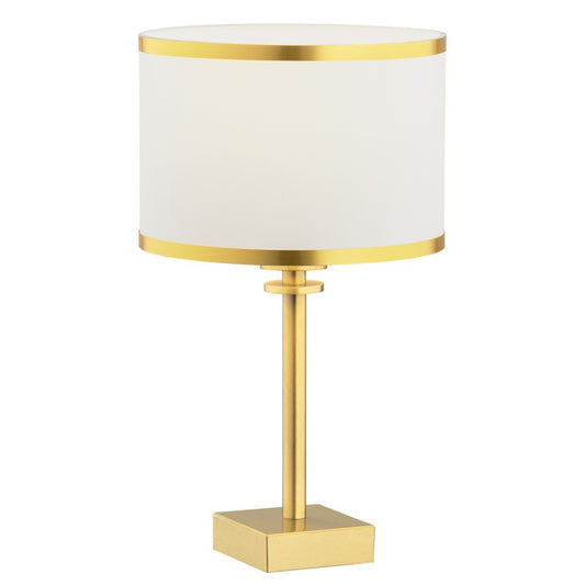 Abbano tafellamp Crème-goud