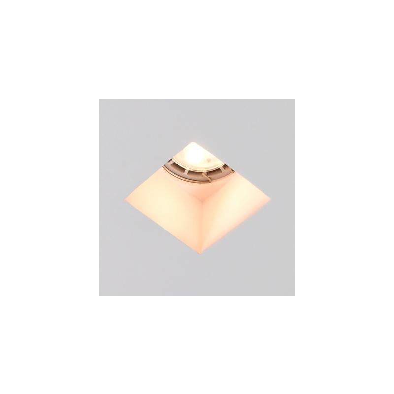STUCANO gips inbouwspot zaagmaat 123x123 mm