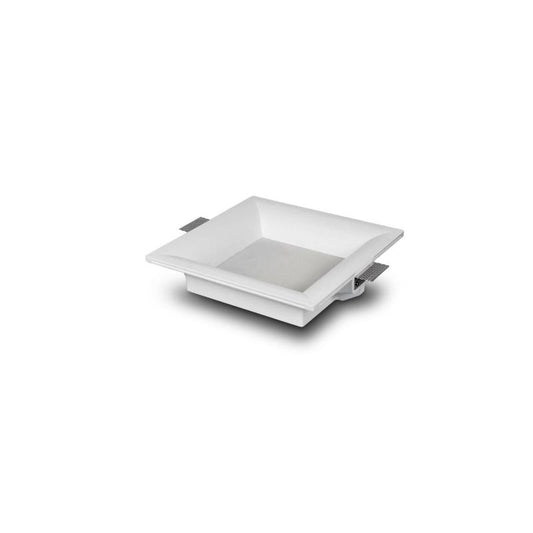 SATIAVO gips inbouwspot LED 18 W zaagmaat 333x333 mm