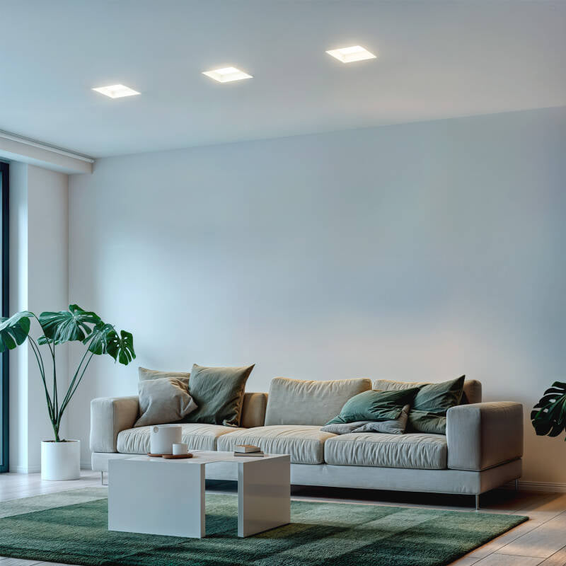 MUROANO gips inbouwspot LED 9 W zaagmaat 223x223 mm