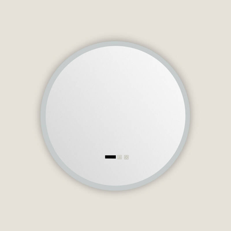 PALARO LED badkamerspiegel retro rond Ø60 cm CCT