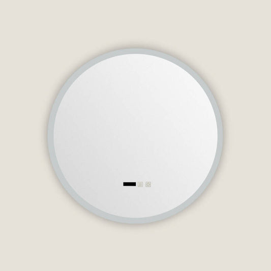 PALARO LED badkamerspiegel retro rond Ø60 cm CCT