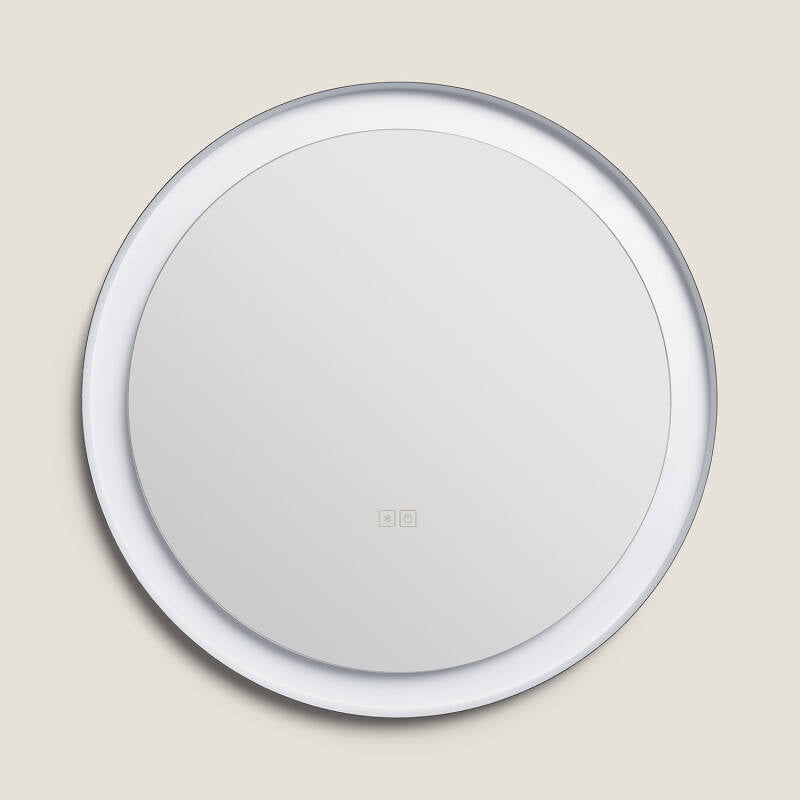 NAHARO LED badkamerspiegel rond Ø60 cm CCT anticondens