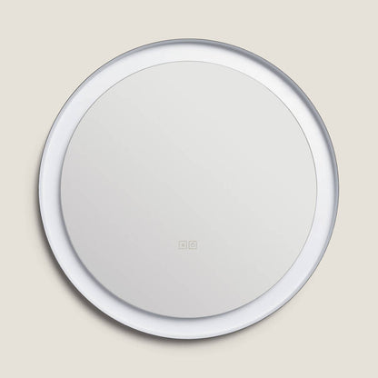 LED spiegel Ø60 cm CCT anticondens zij-aanzicht