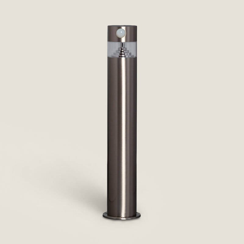 Intiaro solar baken RVS 50 cm met bewegingssensor