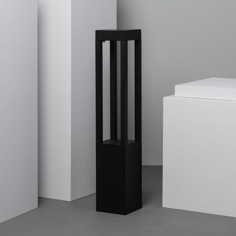 Layano solar baken 80 cm zwart aluminium