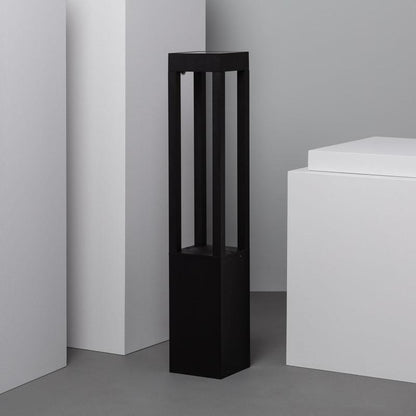 Layano solar baken 80 cm zwart aluminium