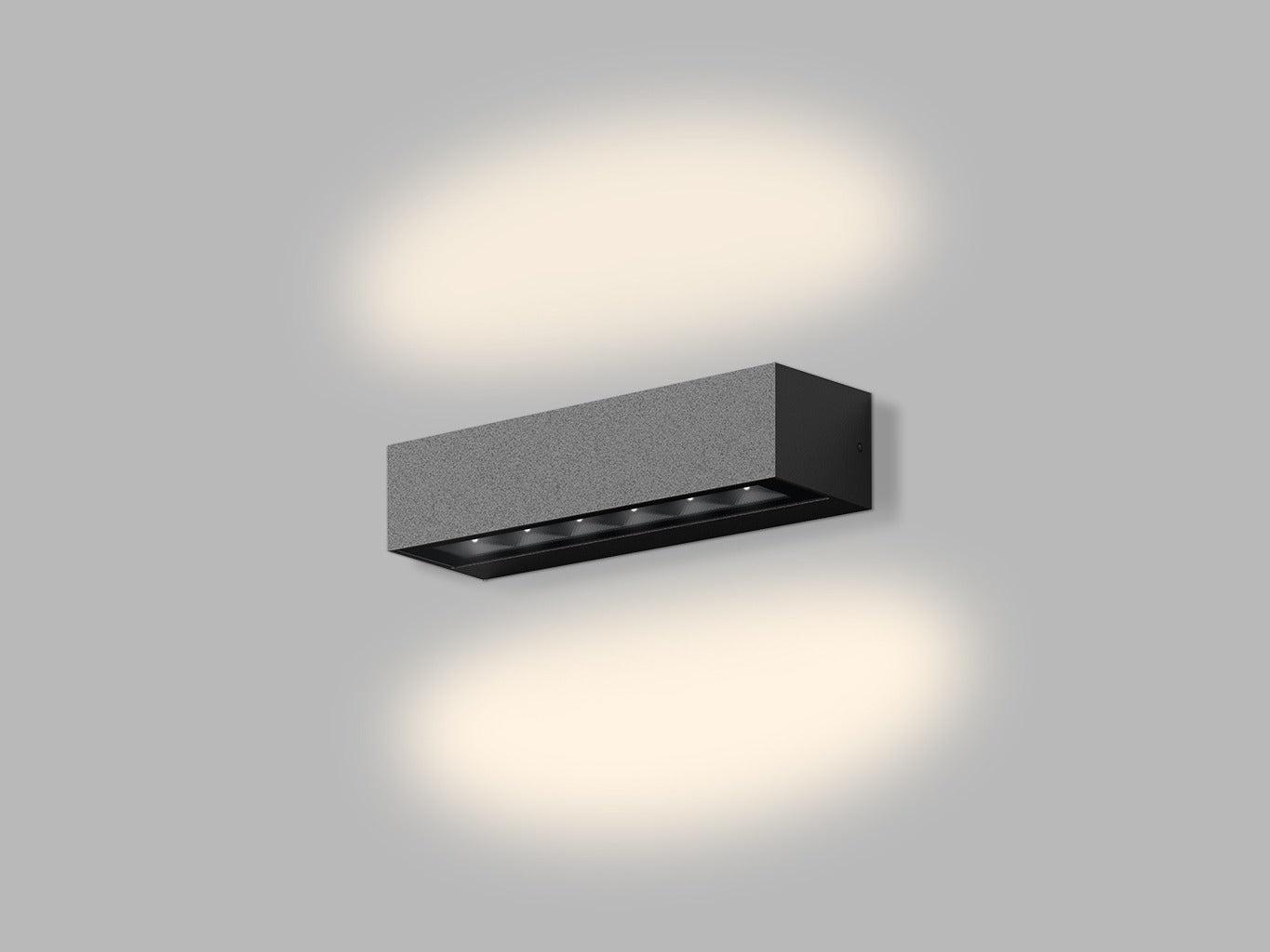 LED2 BENO 2 antraciet up & down rechthoekige buitenwandlamp IP65