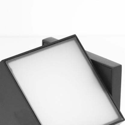 Azzardo CUBIC buitenwandlamp donkergrijs detail