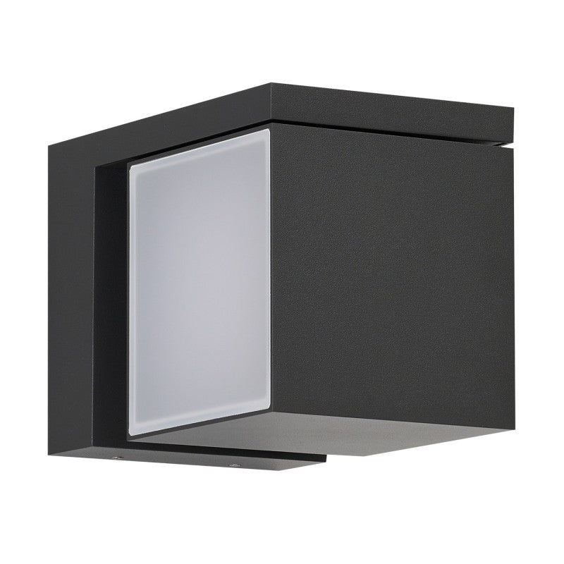 Azzardo CUBIC buitenwandlamp donkergrijs