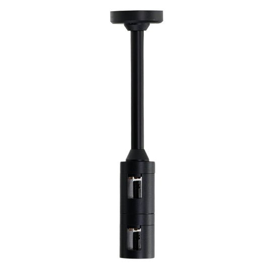 DELTA Magnetic 48V | Ophangset dubbel met voeding | 10 cm | zwart