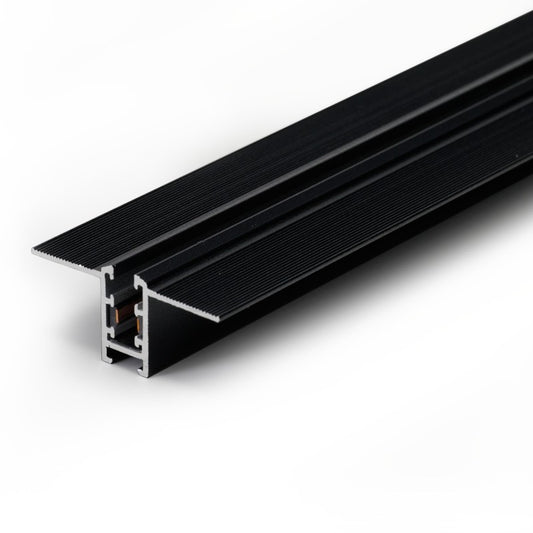 DELTA Magnetic 48V | Rail | inbouw gips (1 laag) | 1 m of 2 m | zwart