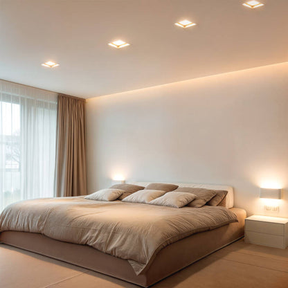 SATIARO gips inbouwspot LED 18 W zaagmaat 283x283 mm