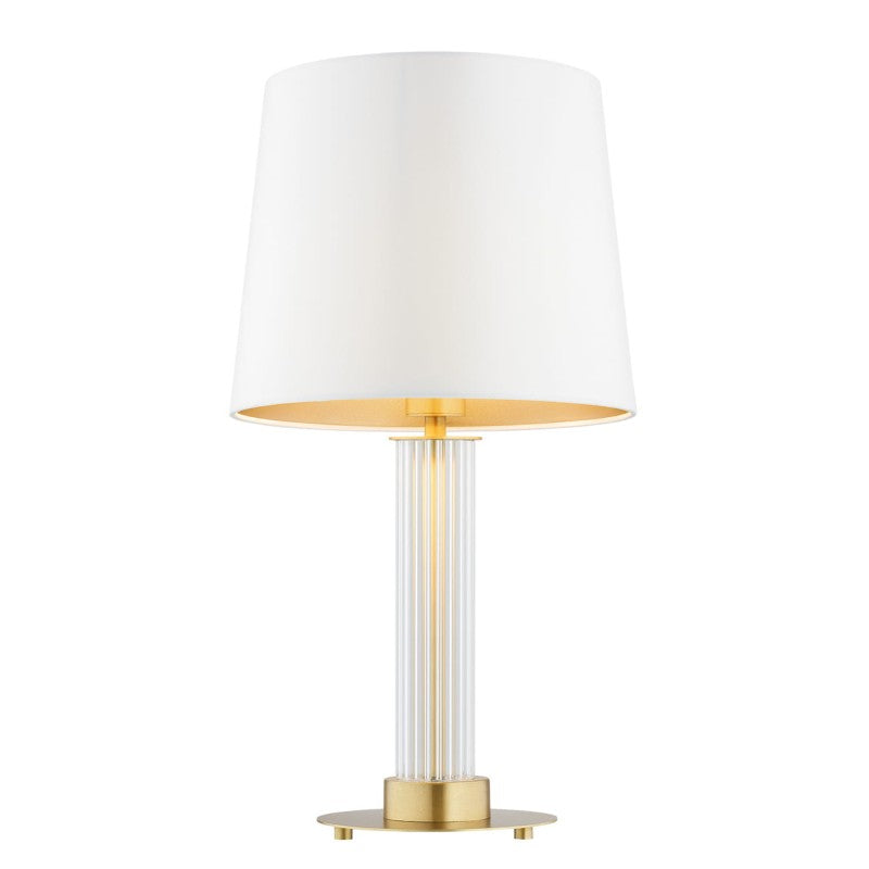 Hampton tafellamp Crème-goud