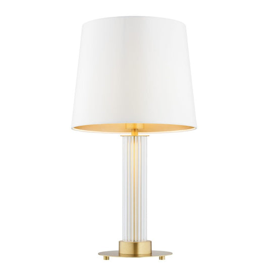 Hampton tafellamp Crème-goud