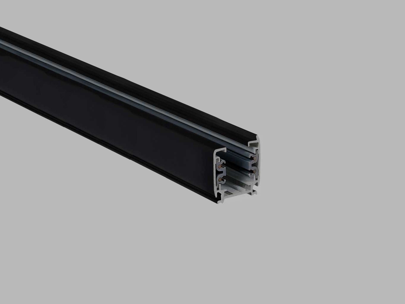 ECO TRACK 3-fase rail 230V zwart