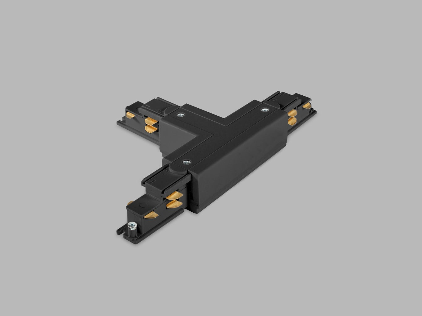 ECO TRACK Right 2 T-Connector zwart DALI