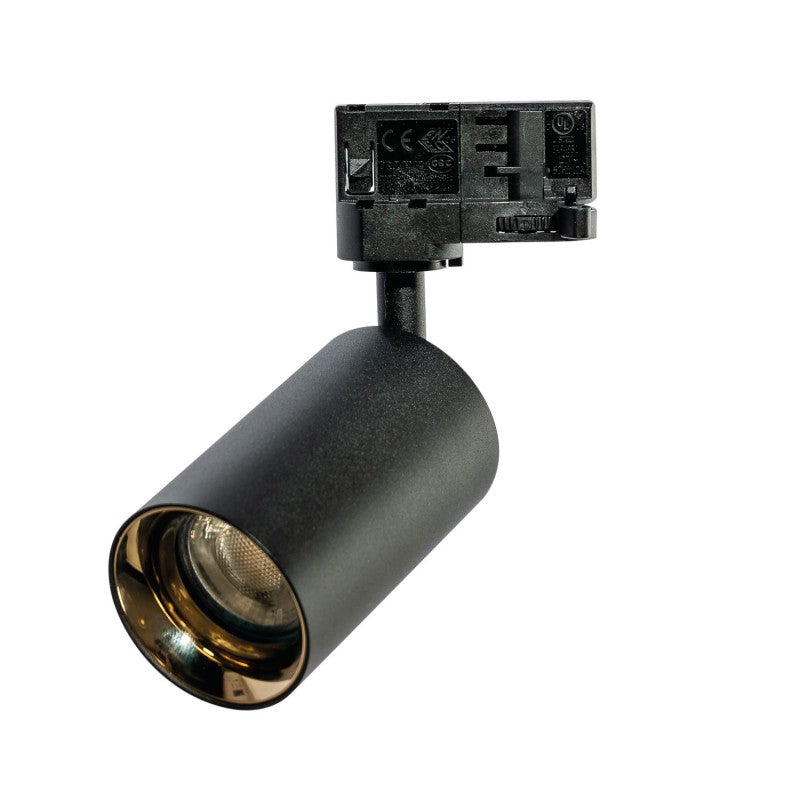 EIGER | Spot sur rail | 3-LINE 230V | or, blanc, noir ou noir/or