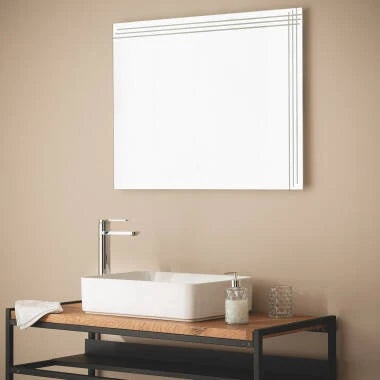 Badkamerspiegel LED 60x80 cm sfeeropname