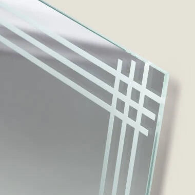 LED spiegel 60x80 cm touch-schakelaar detail