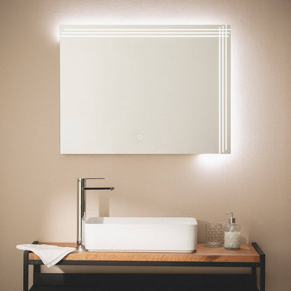LED badkamerspiegel 60x80 cm Dinklage