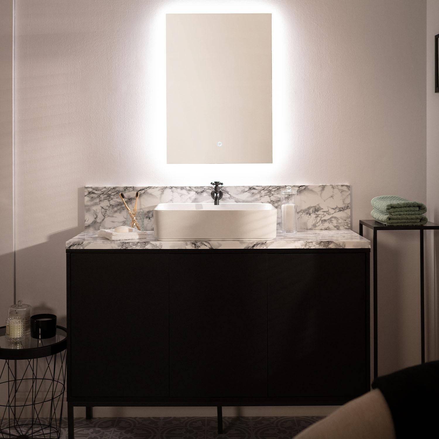 LED badkamerspiegel 68x48 cm Small Mason