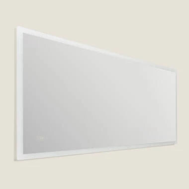 Grote LED badkamerspiegel 150x60 cm CCT anticondens breed