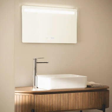 Badkamerspiegel LED 40x70 cm zij-aanzicht
