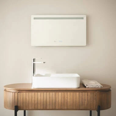 LED spiegel 40x70 cm sfeeropname badkamer