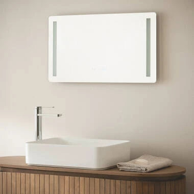 LED spiegel 40x70 cm badkamer sfeeropname