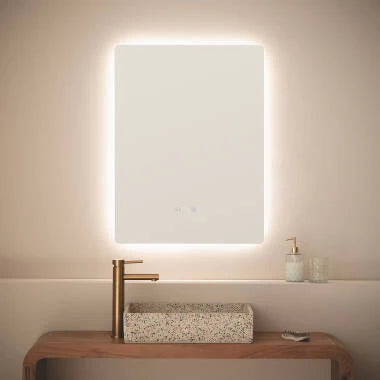 LED badkamerspiegel 80x60 cm CCT instelbaar anticondens