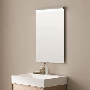 LED badkamerspiegel 85x60 cm CCT sfeeropname badkamer
