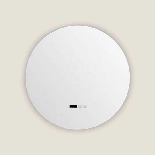 Ronde LED badkamerspiegel Ø45 cm vooraanzicht