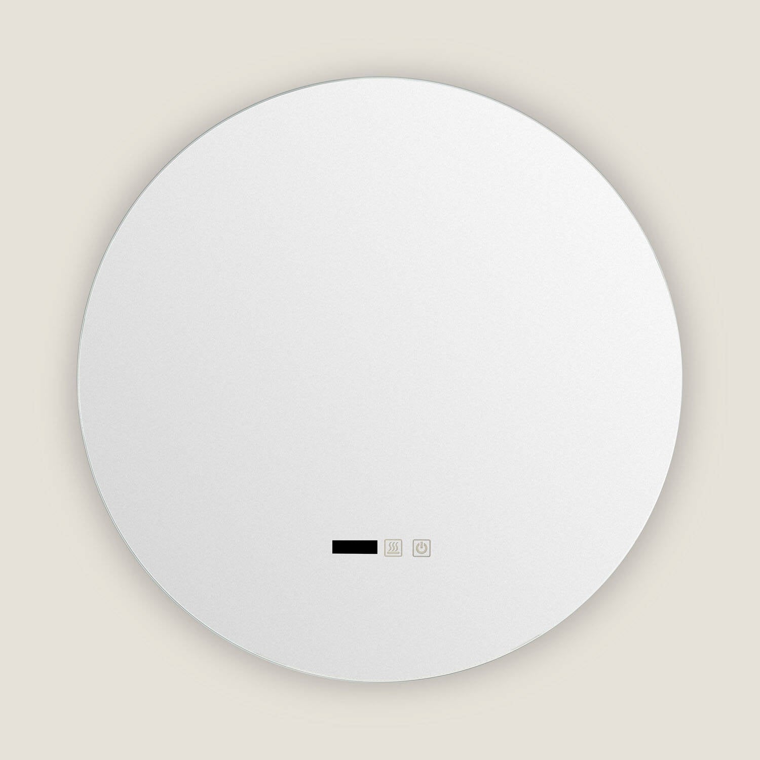 Ronde LED badkamerspiegel Ø60 cm vooraanzicht