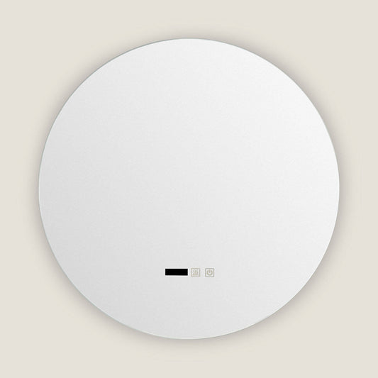 Ronde LED badkamerspiegel Ø60 cm vooraanzicht