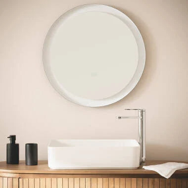Ronde LED badkamerspiegel Ø60 cm CCT sfeeropname badkamer