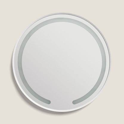 Ronde LED badkamerspiegel Ø60 cm vooraanzicht