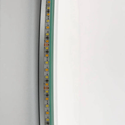 Retro LED spiegel 60 cm CCT instelbaar detail rand