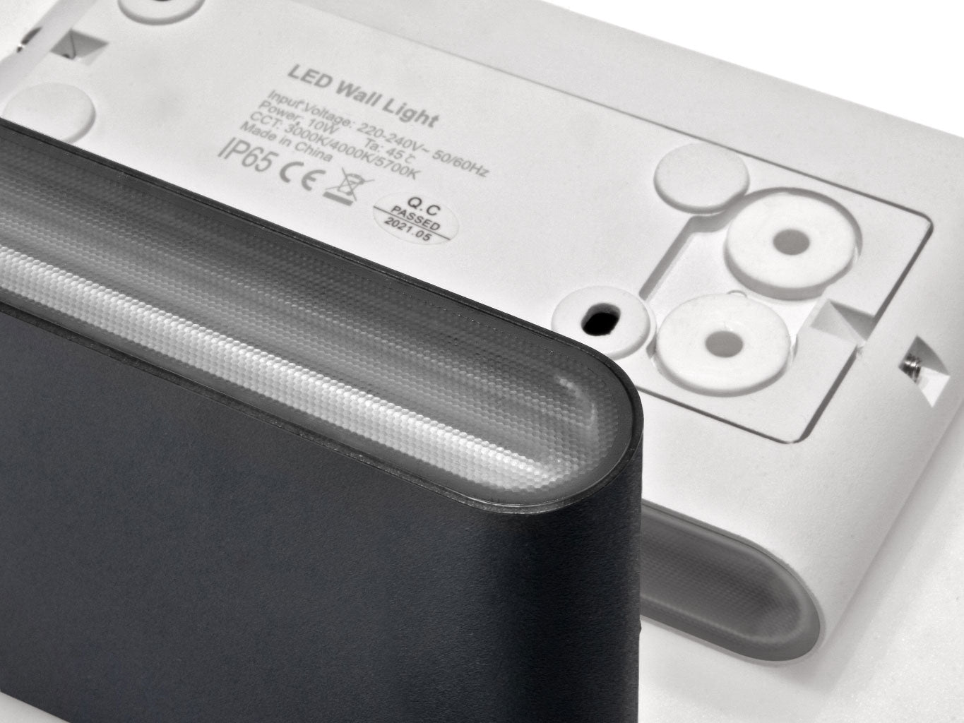 LED2 FLAT II wandlamp toepassing detail