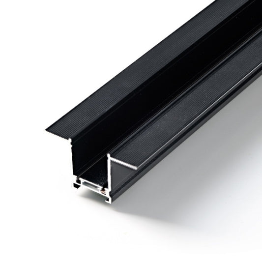 GAMMA Magnetic 48V | Rail TM35 | inbouw gips (1 laag) | 1 m, 1,5 m of 2 m | zwart