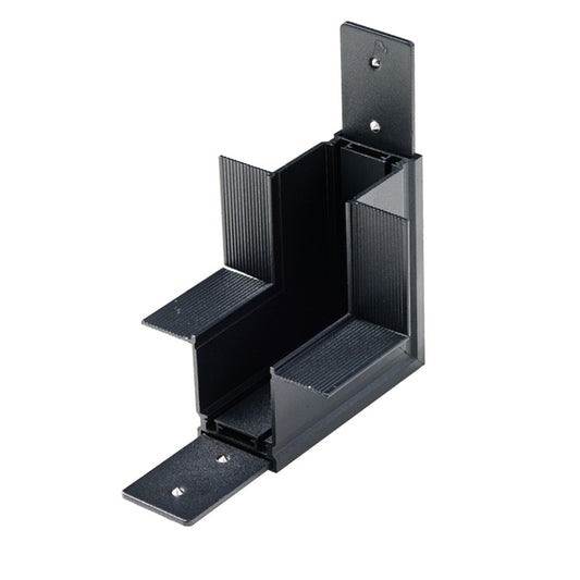 GAMMA Magnetic 48V | Hoekconnector 90° B | inbouw gips (1 laag) | zwart