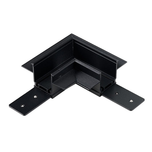 GAMMA Magnetic 48V | Hoekconnector 90° A | inbouw gips (2 lagen) | zwart
