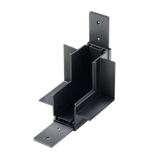 GAMMA Magnetic 48V | Hoekconnector 90° B | inbouw gips (2 lagen) | zwart