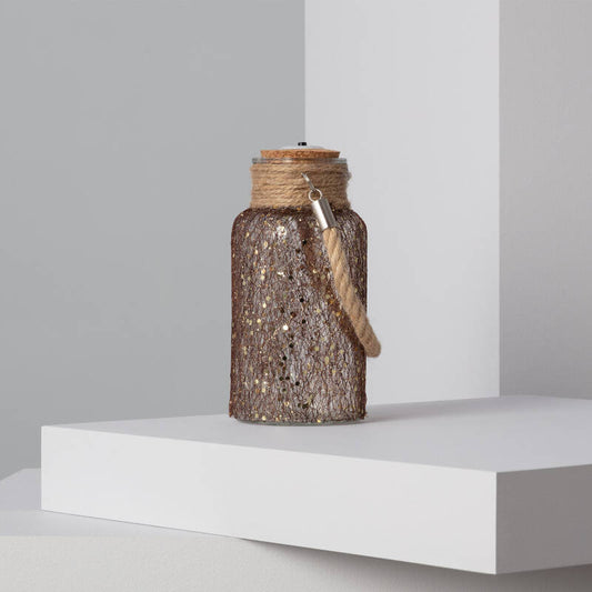 LED glazen pot met vuurvliegjes