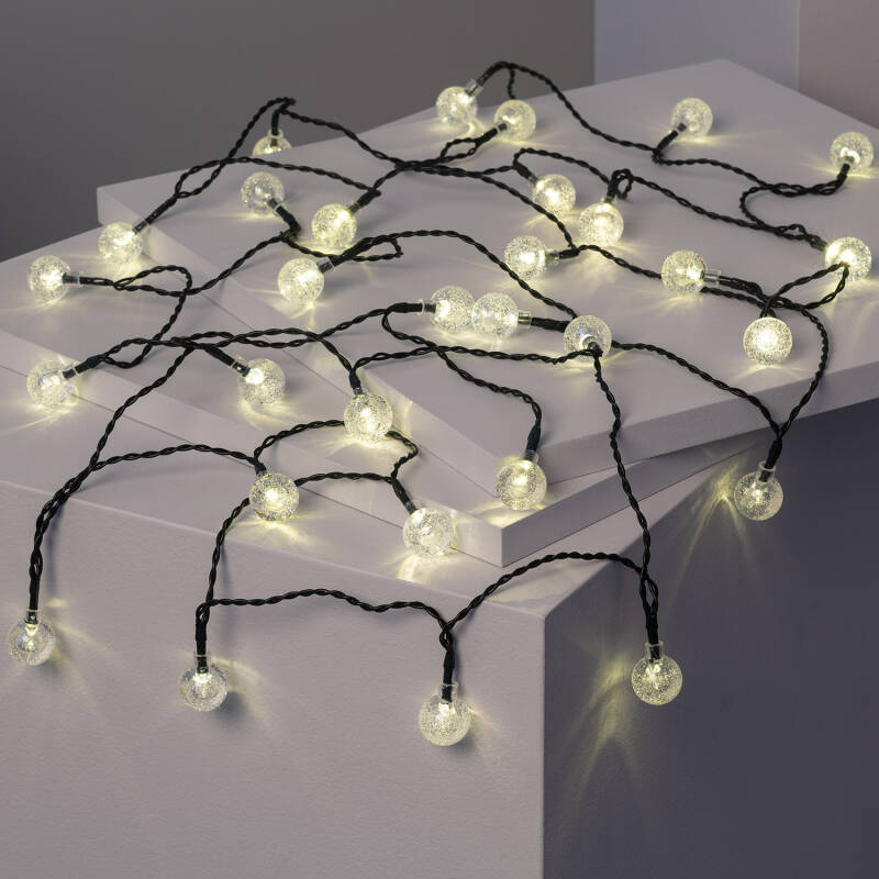 Lunaro solar lichtslinger 30 bollen warm wit