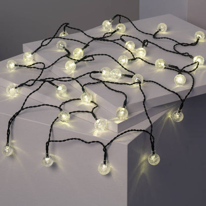 Lunaro solar lichtslinger 30 bollen warm wit