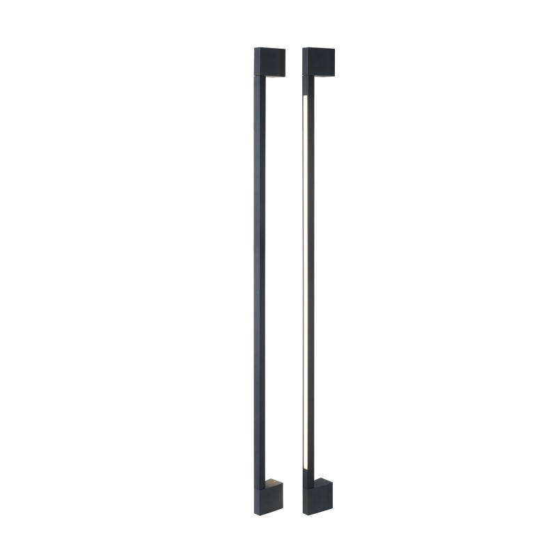 Azzardo GUSTO buitenwandlamp 120 cm zwart